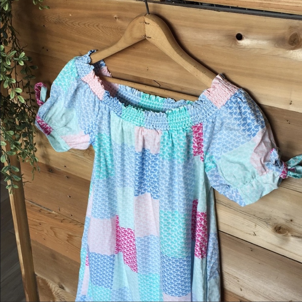 Vineyard Vines Patchwork Off The Shoulder Whale - image 4